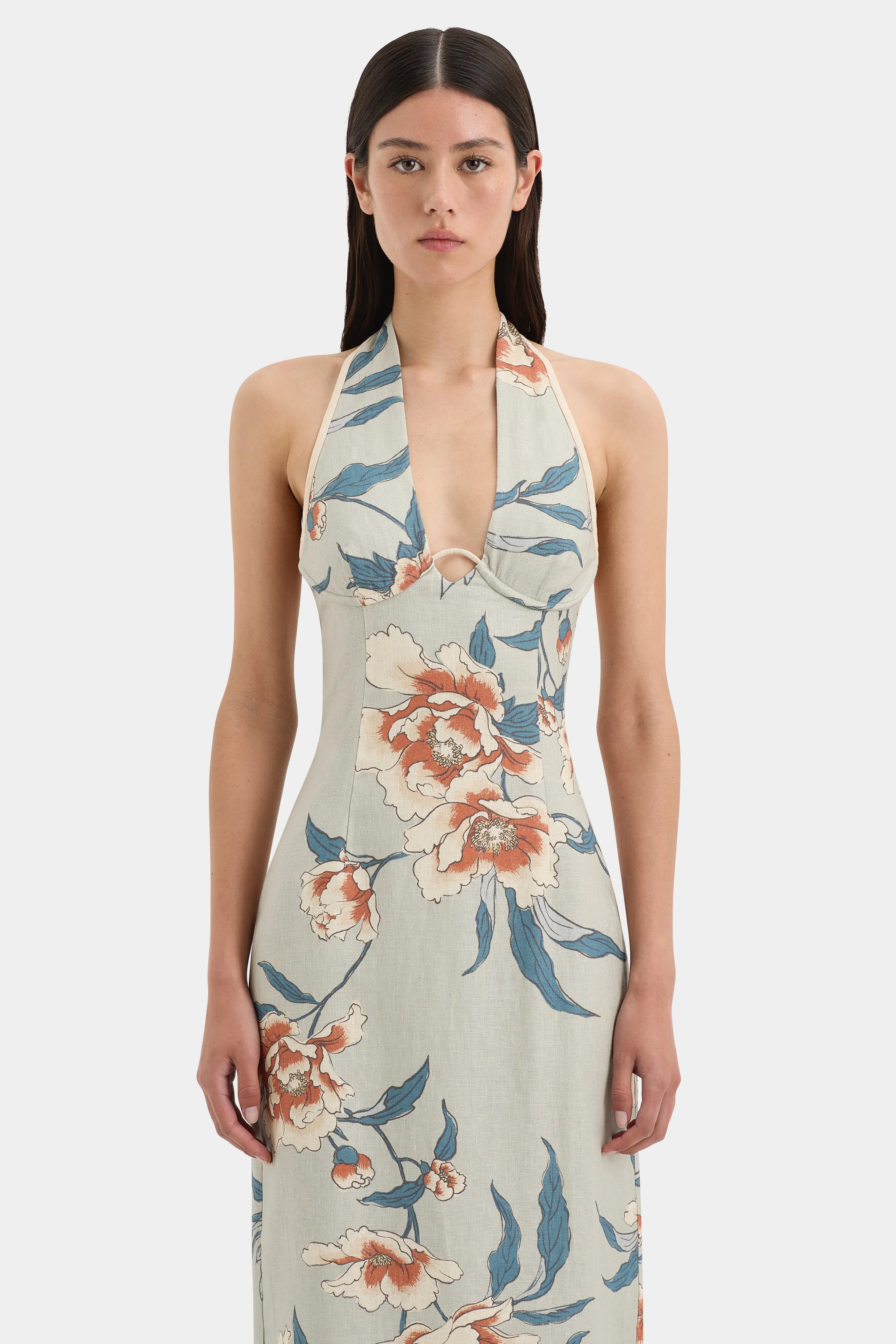 Roisin Halter Midi Dress
