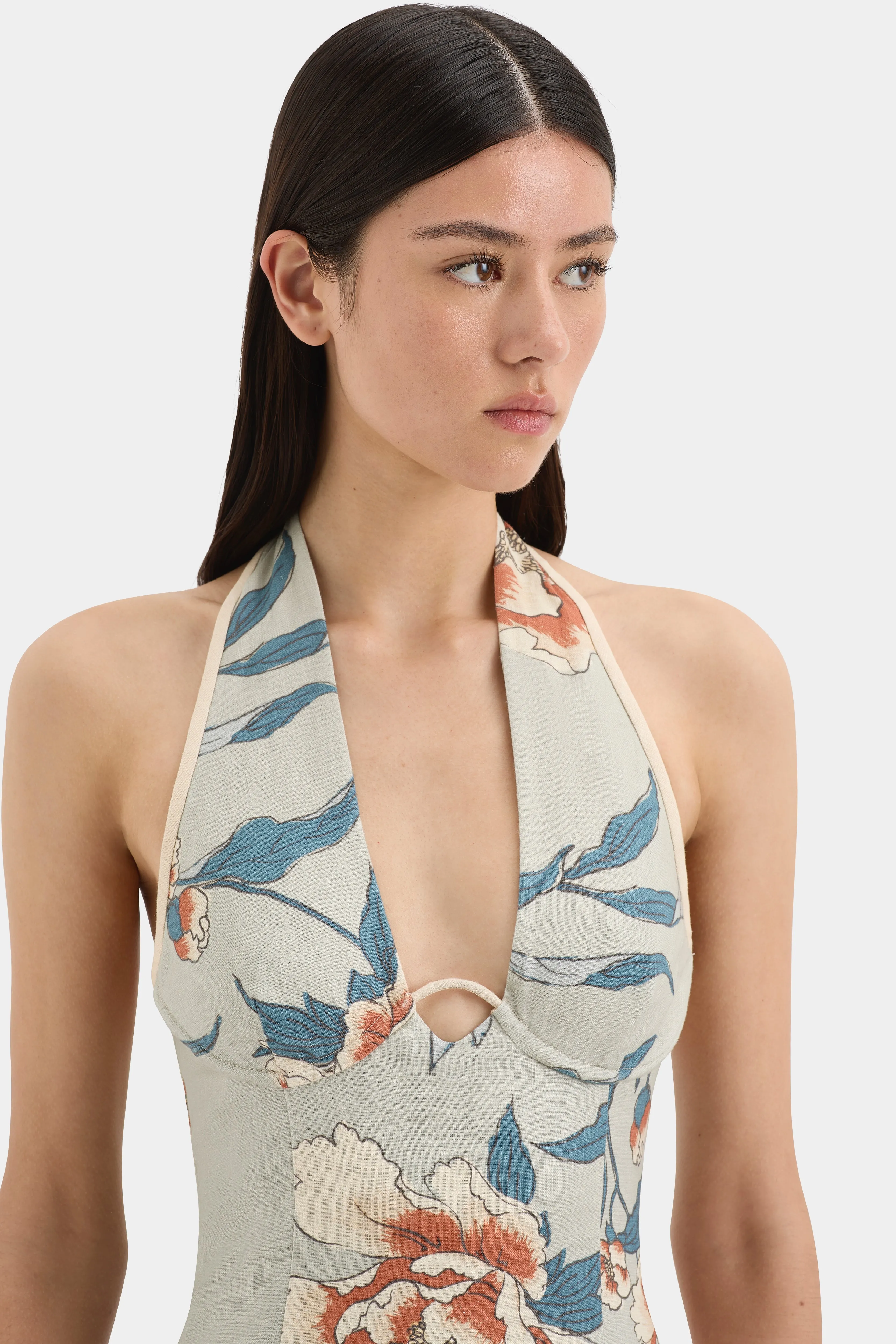 Roisin Halter Midi Dress