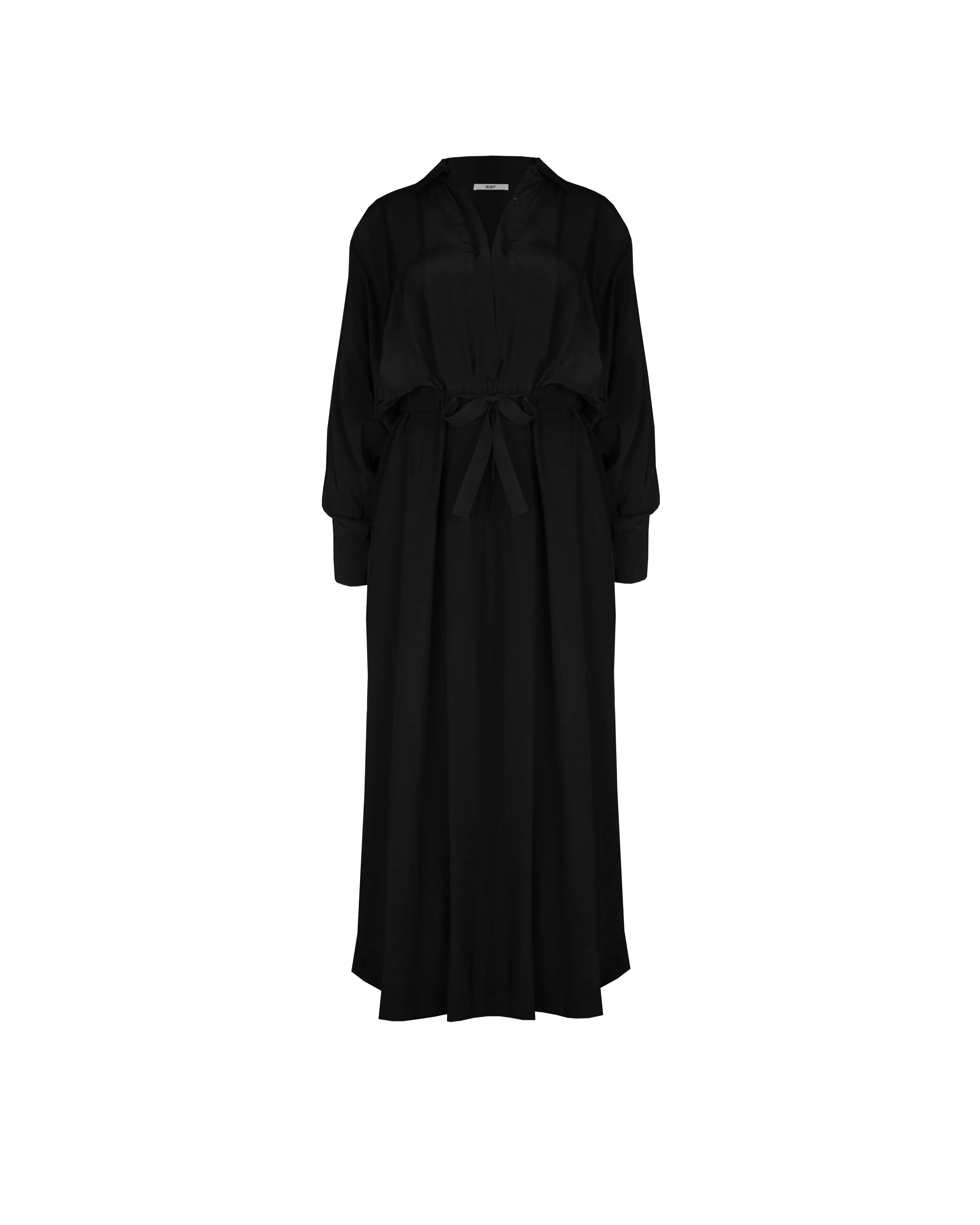 ROWE SHIRT DRESS BLACK