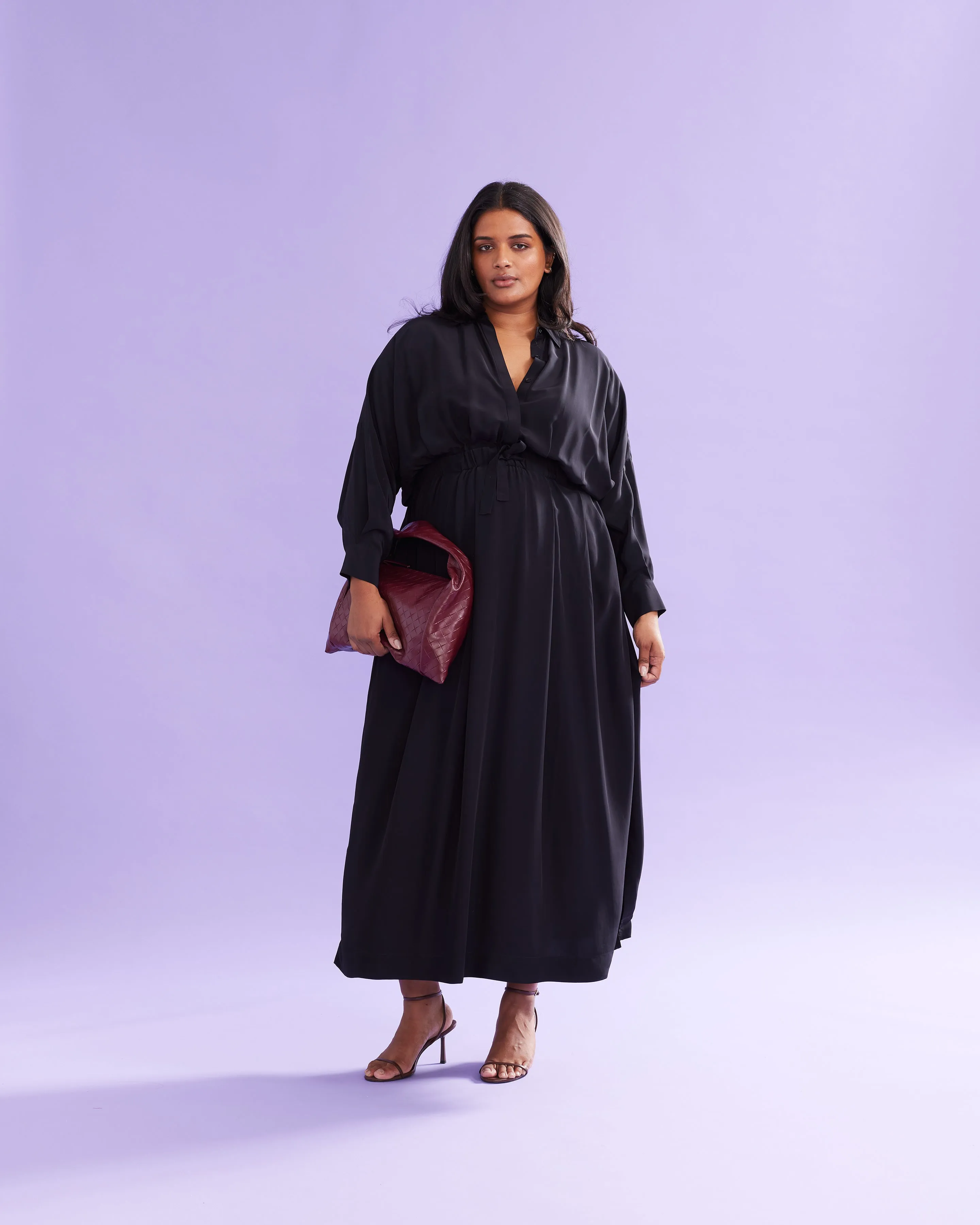 ROWE SHIRT DRESS BLACK