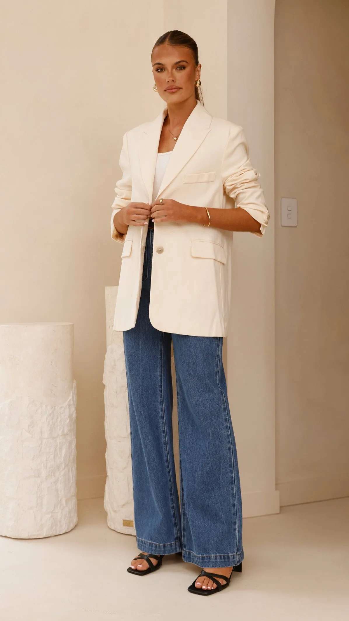 Shannon Blazer - Cream