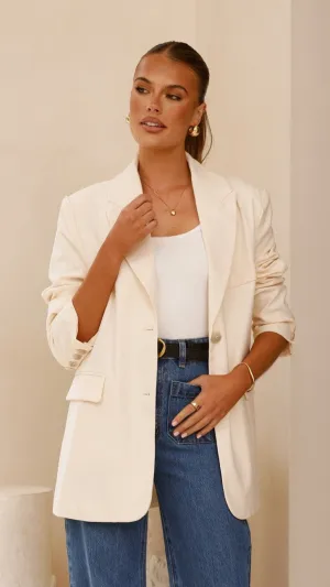 Shannon Blazer - Cream