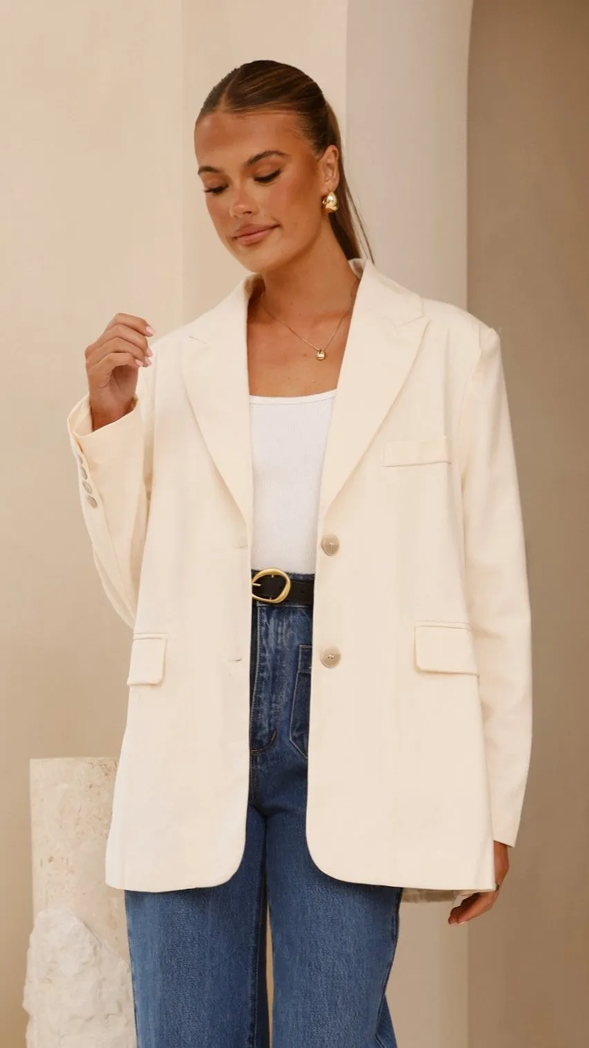 Shannon Blazer - Cream