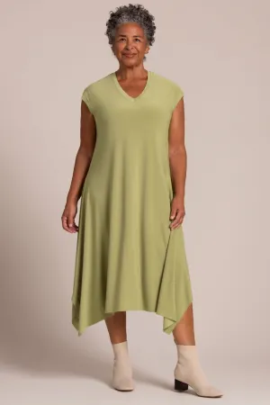Splice V-Neck Dress | Epsom