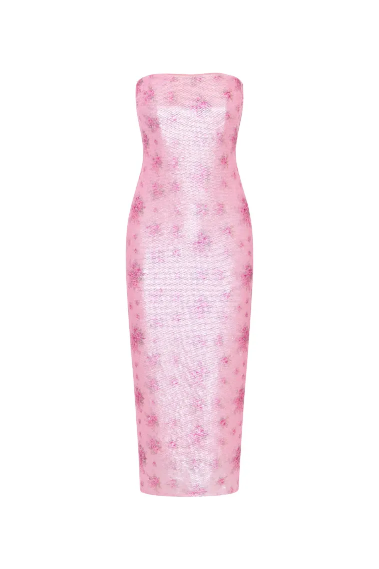 Stasia Sequin Midi Dress
