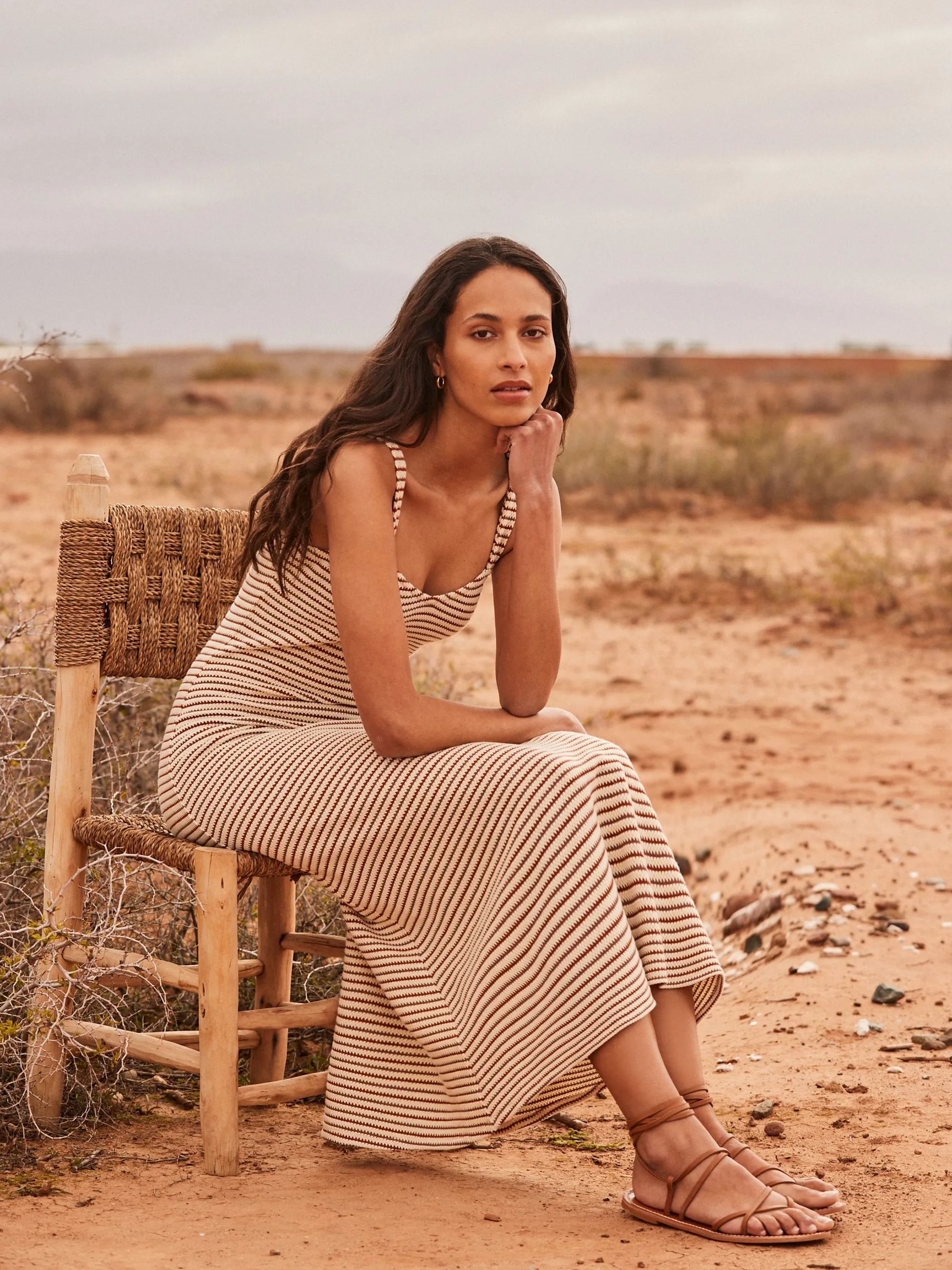 Striped Knitted Dress