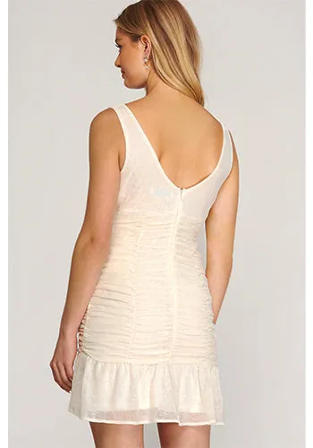 Swiss Meringue Mini Dress