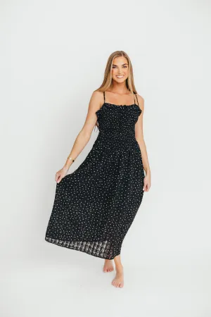 Terry Maxi Dress in Black