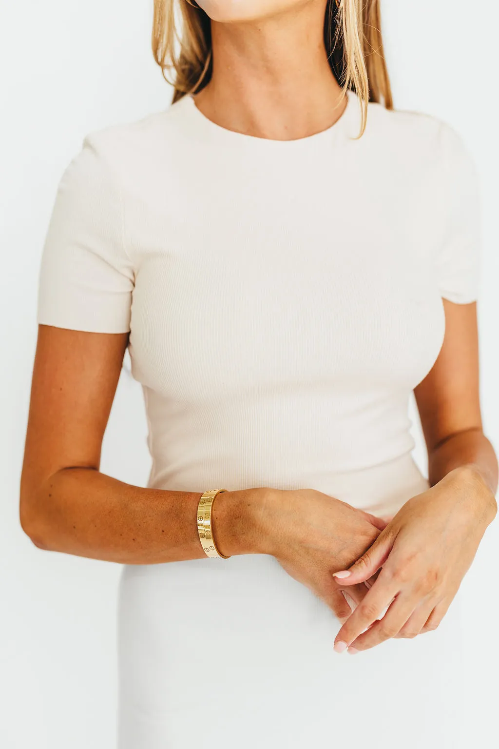 The Charlie Ribbed Maxi Dress in Light Peach - Bump Friendly PRE-ORDER 4/22