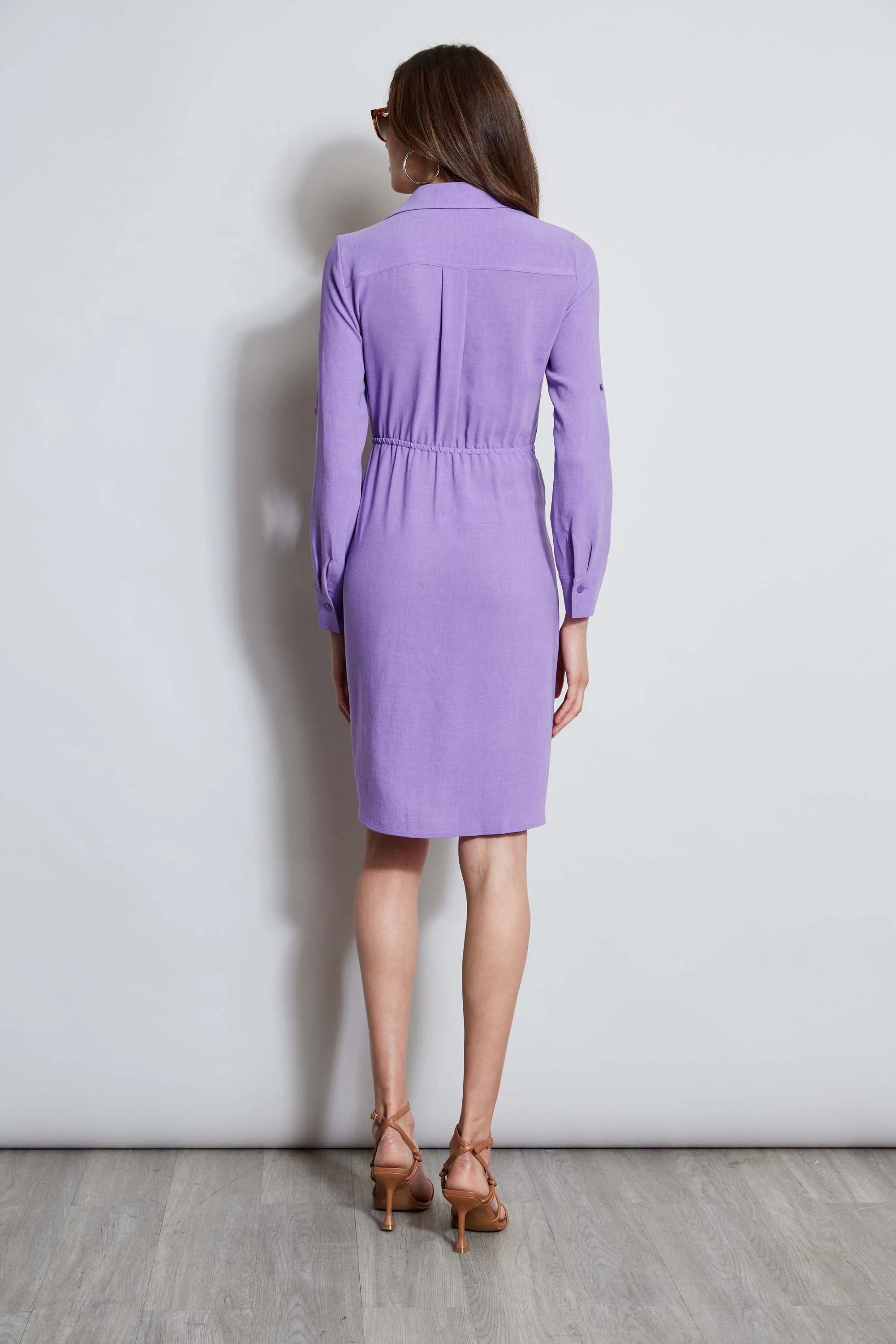 Utility Tie Shirt Dress
