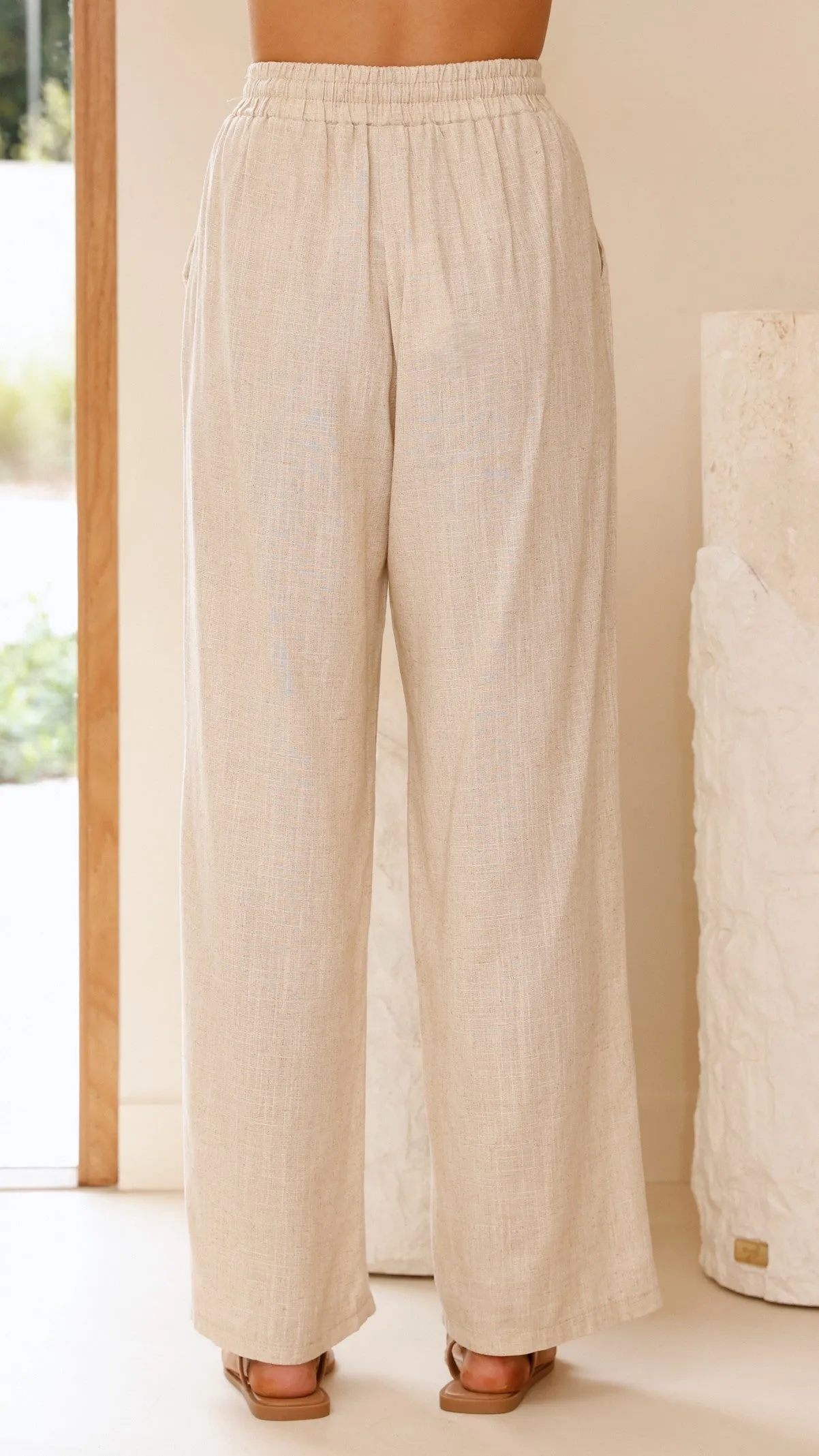 Valene Pants - Natural