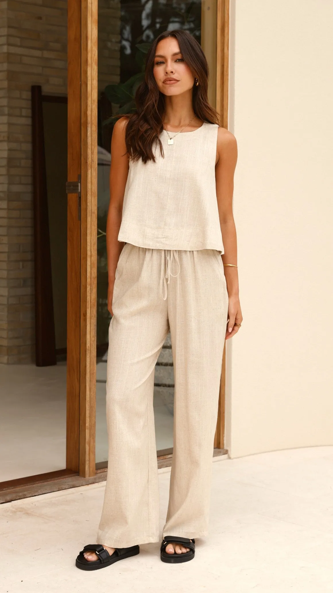 Valene Pants - Natural