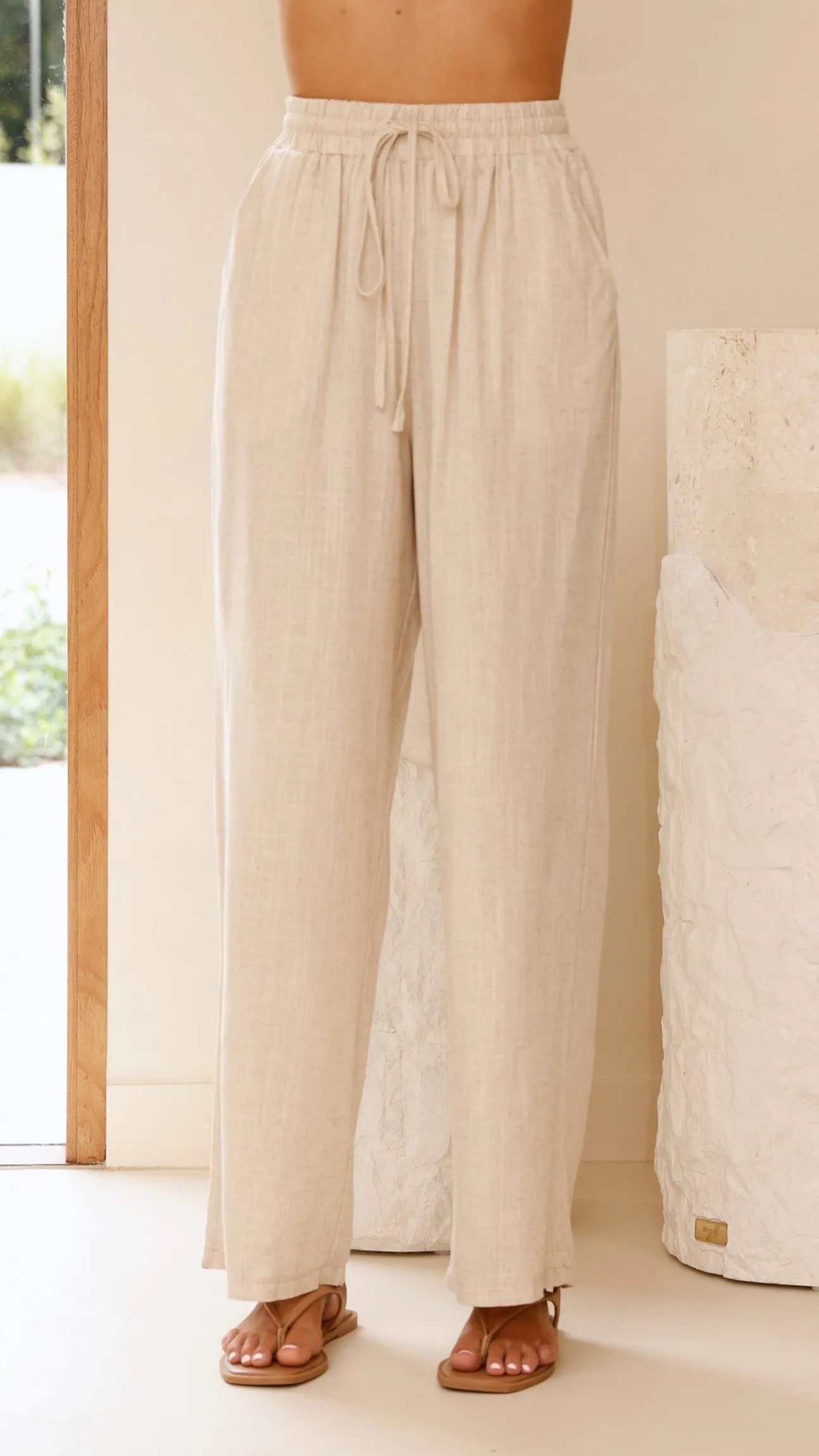 Valene Pants - Natural
