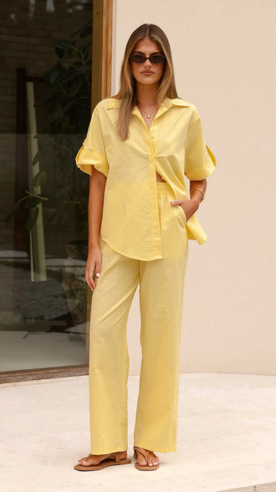 Valene Pants - Yellow