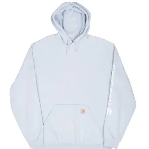 VINTAGE CARHARTT LIGHT BLUE HOODIE SWEATSHIRT 2000S XL TALL