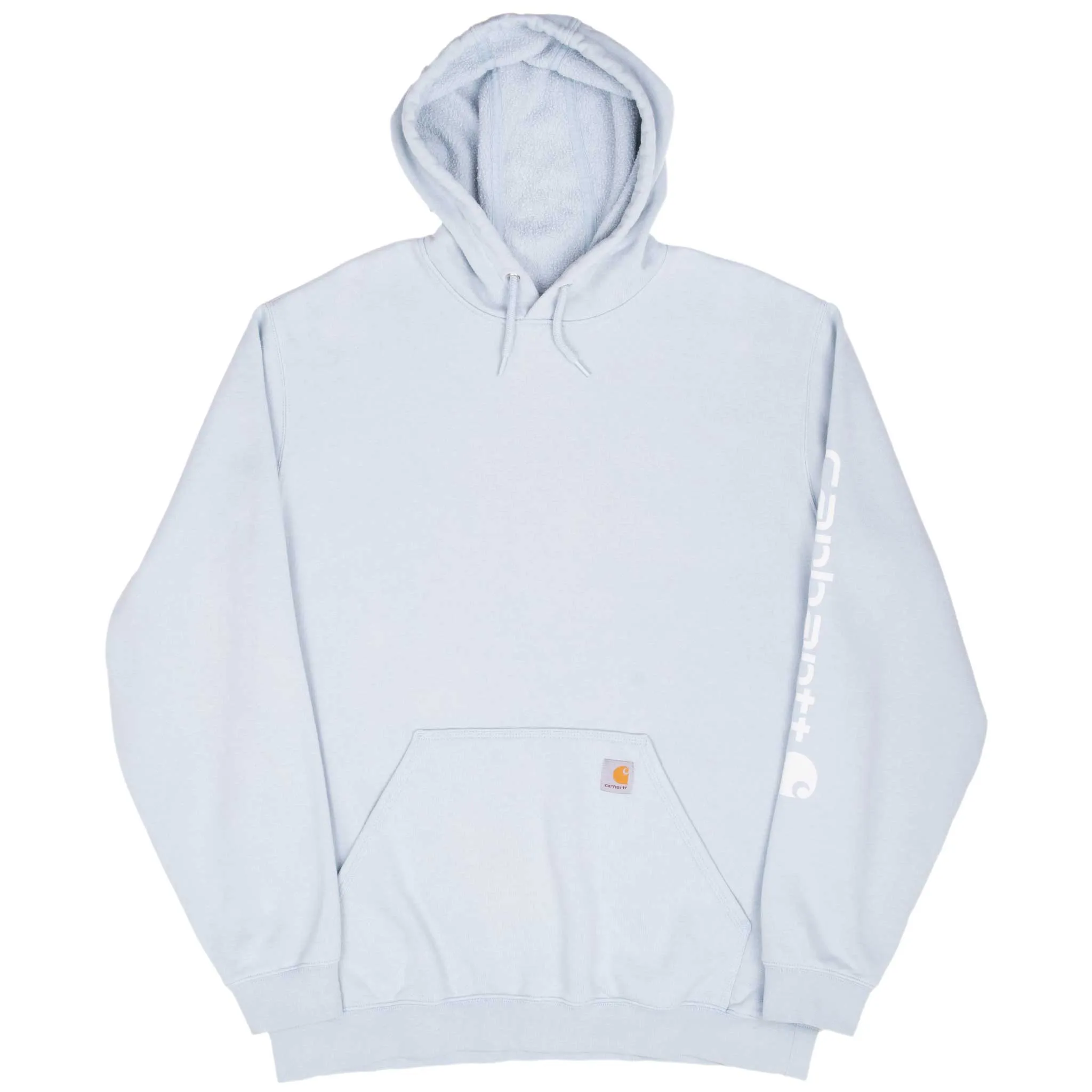 VINTAGE CARHARTT LIGHT BLUE HOODIE SWEATSHIRT 2000S XL TALL