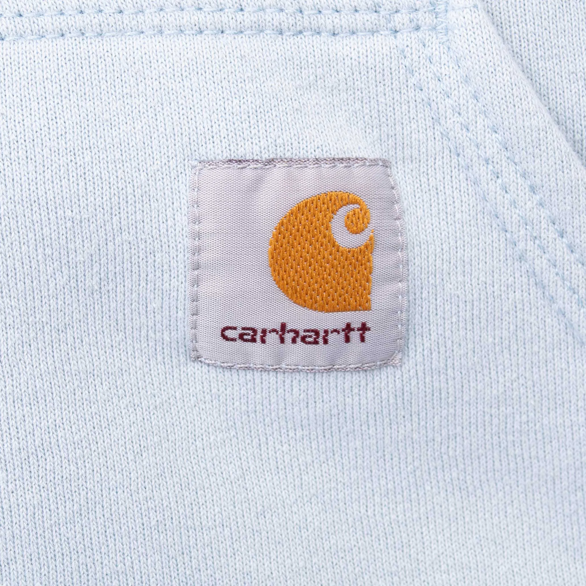 VINTAGE CARHARTT LIGHT BLUE HOODIE SWEATSHIRT 2000S XL TALL