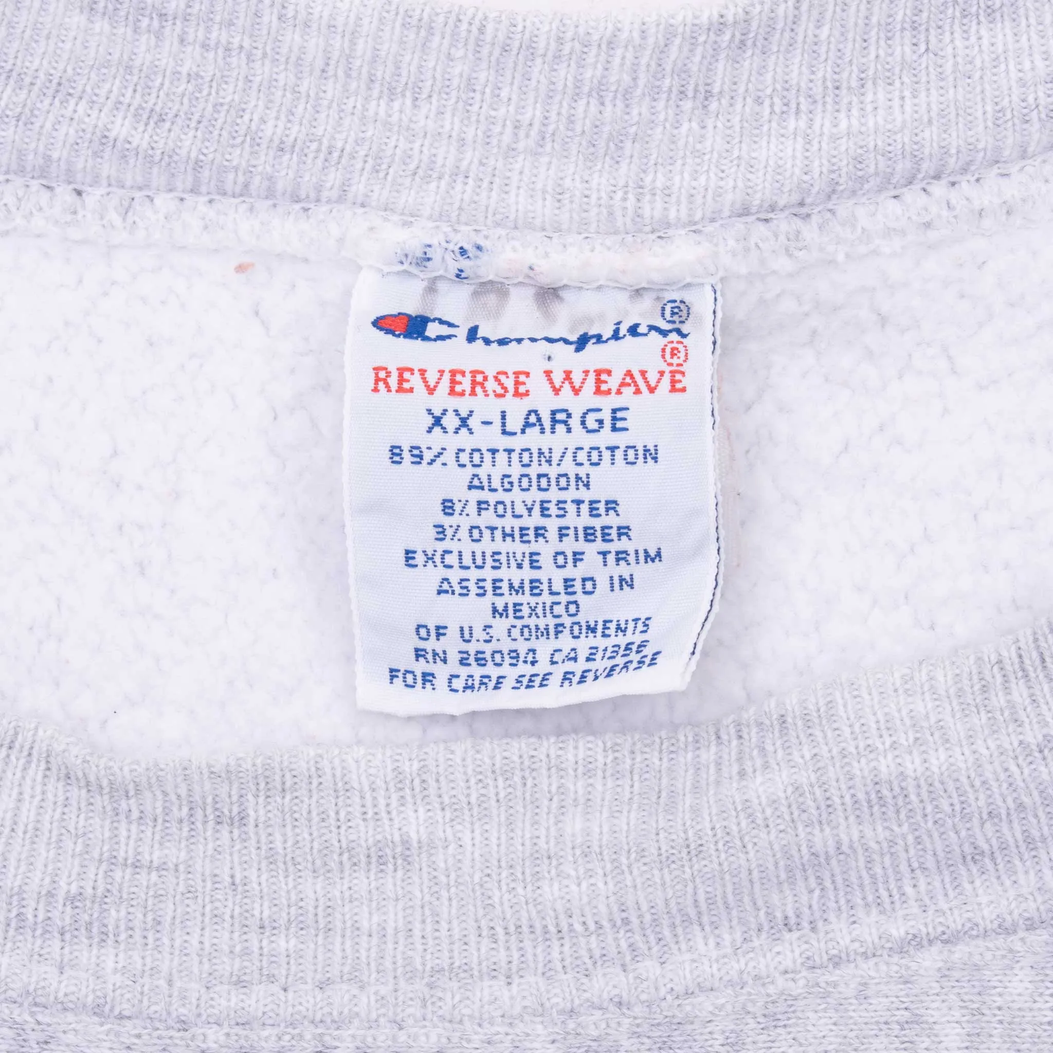 VINTAGE CHAMPION REVERSE WEAVE NORTHEASTERN SWEATSHIRT 1990S XL