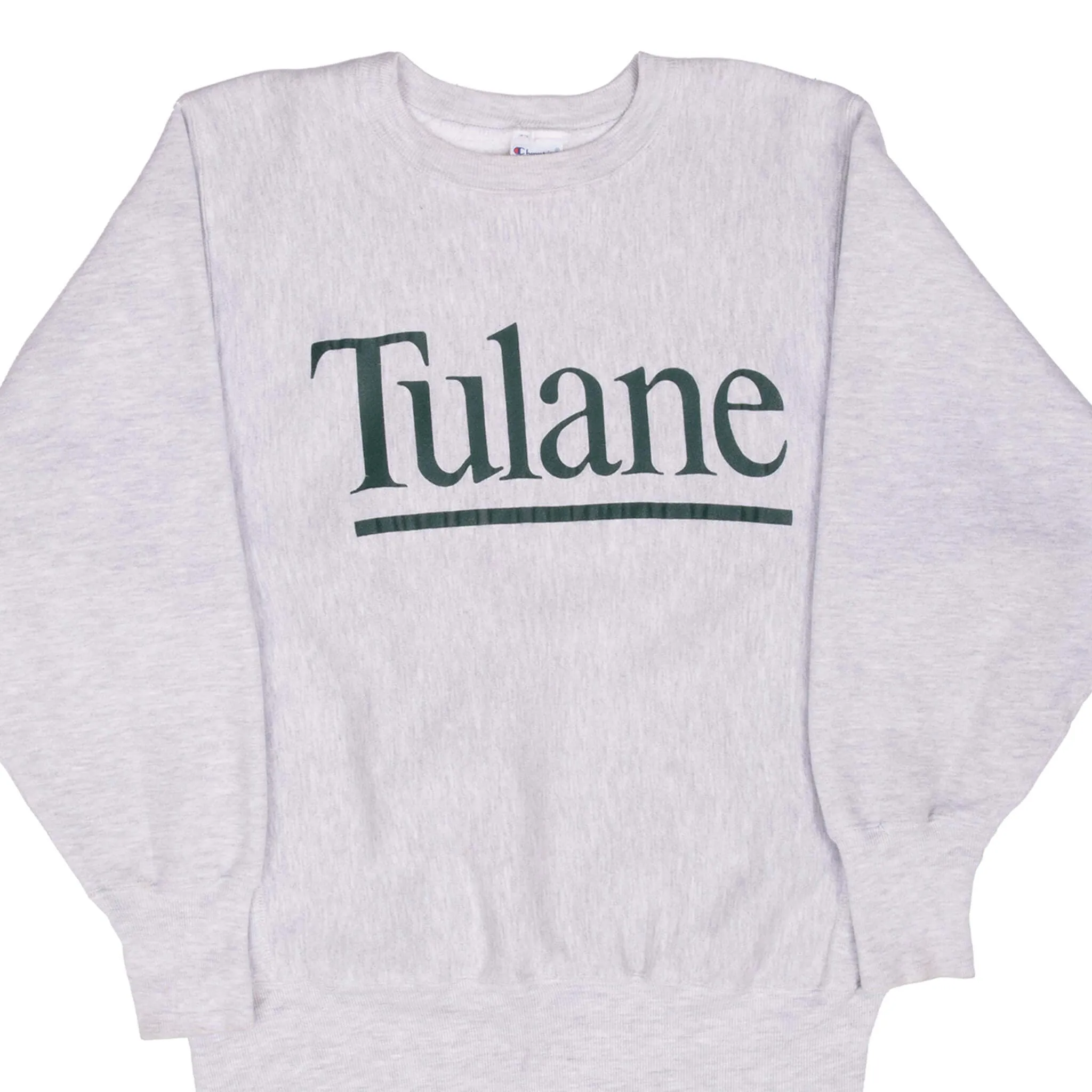 VINTAGE CHAMPION REVERSE WEAVE TULANE UNIVERSITY SWEATSHIRT 1990S MEDIUM
