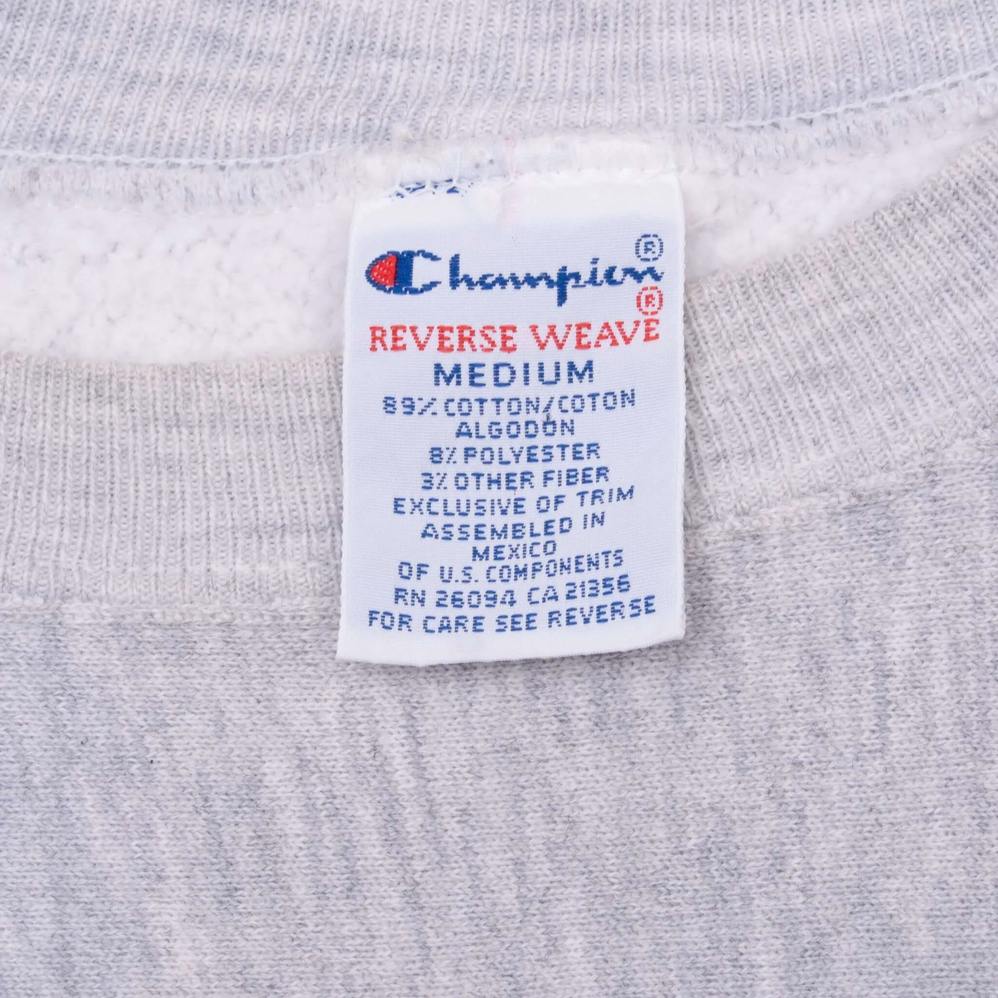 VINTAGE CHAMPION REVERSE WEAVE TULANE UNIVERSITY SWEATSHIRT 1990S MEDIUM