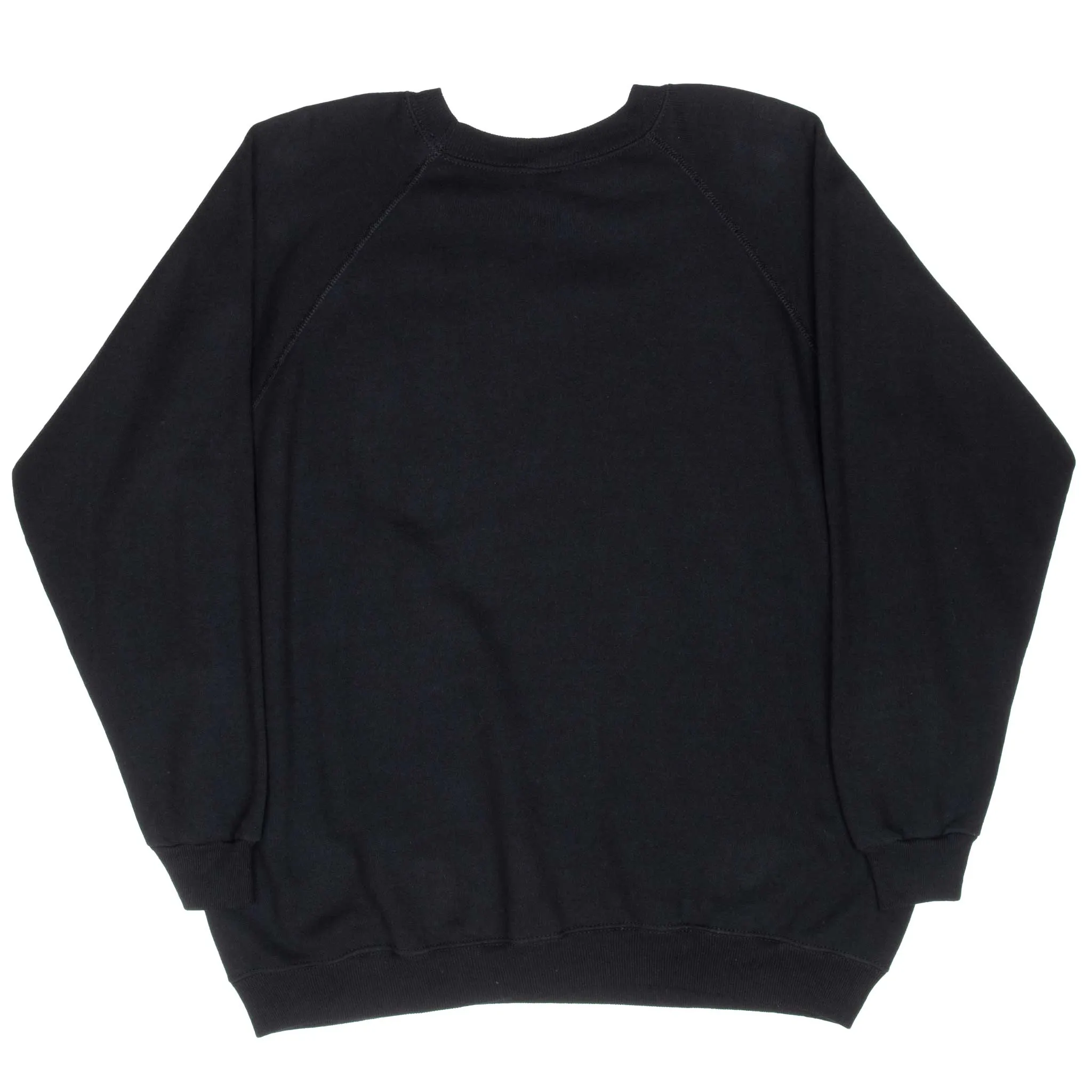 VINTAGE HANES BLANK BLACK SWEATSHIRT 1990S 2XL MADE IN USA