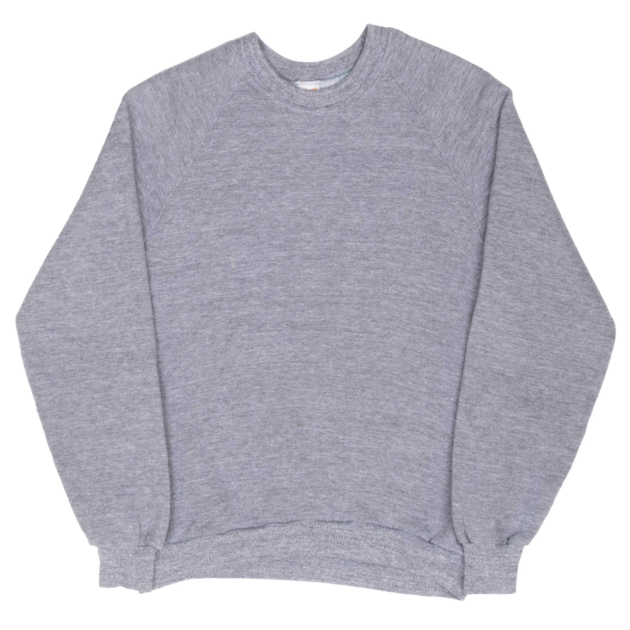 VINTAGE SPORTSWEAR TRI BLEND CREWNECK GREY SWEATSHIRT 1970S MEDIUM MADE USA
