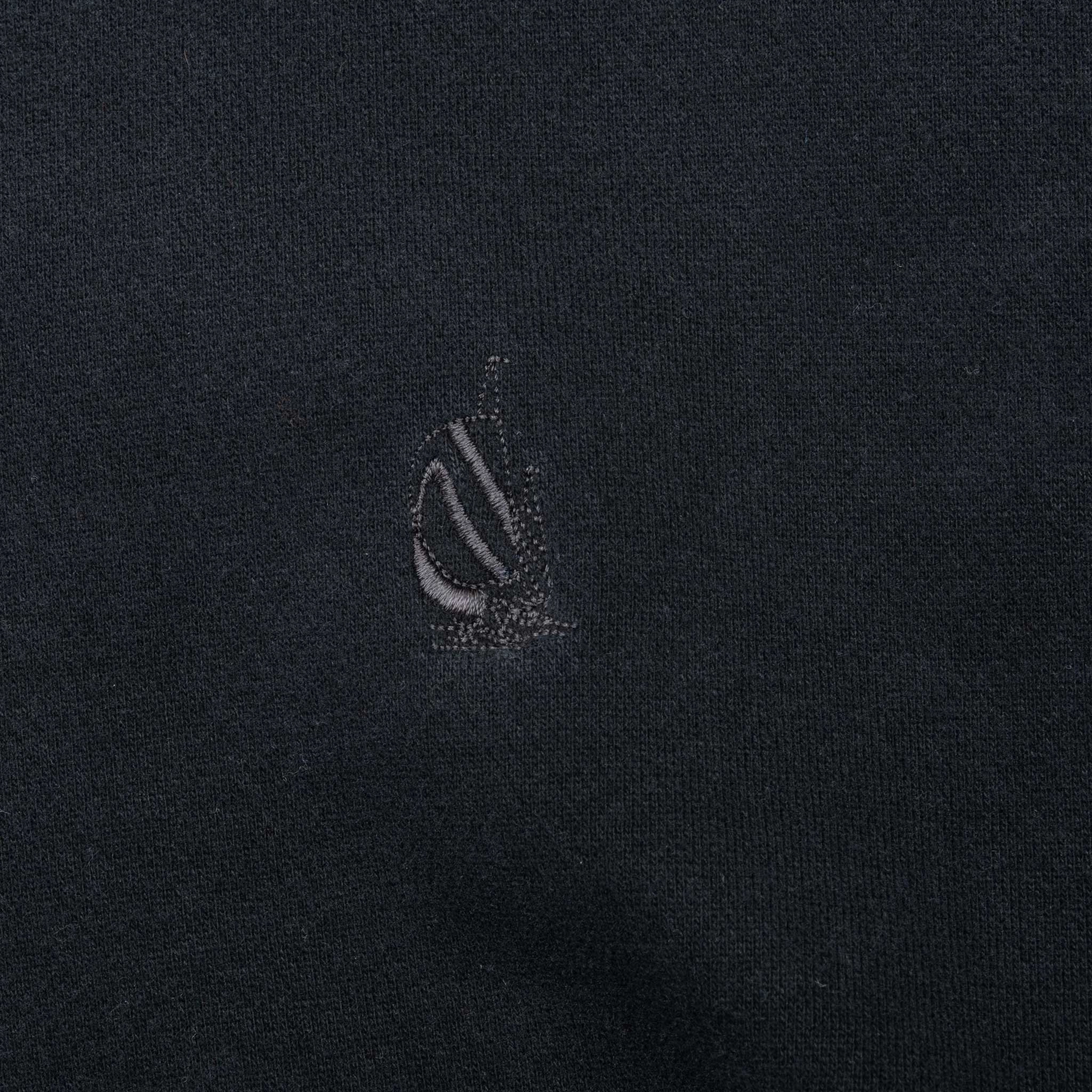 VINTAGE NAUTICA BLACK SWEATSHIRT 1990S 2XL