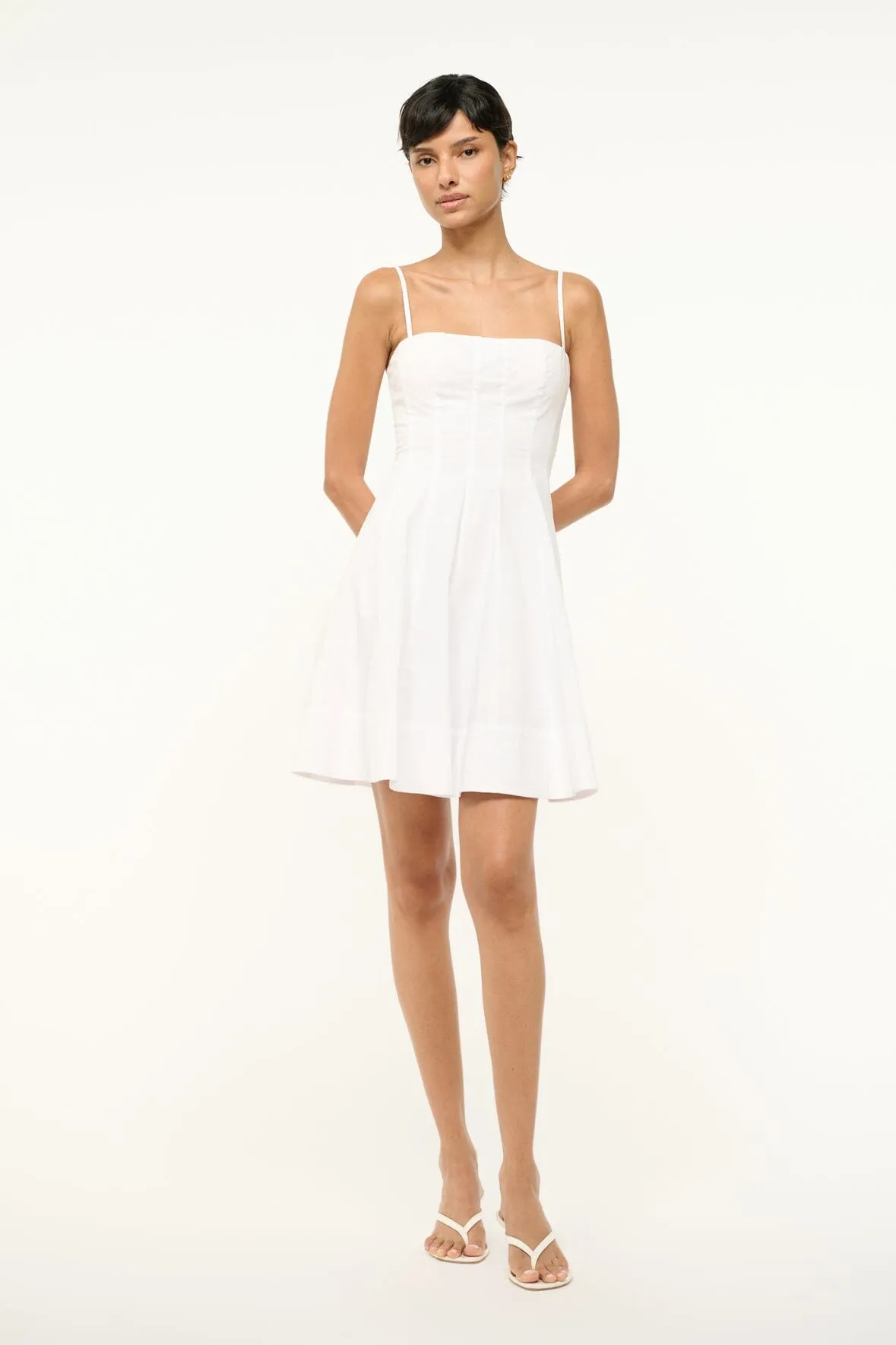 WYLIE MINI DRESS | WHITE